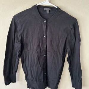 J.Crew Elegant Black Sweater